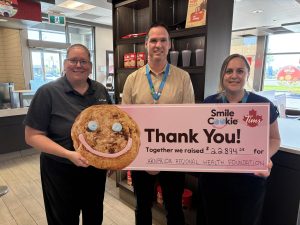 Arnprior Tim Hortons Raises Record $22,894.28 for Arnprior Regional Health Foundation